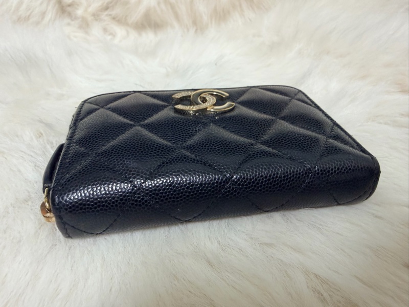 🔥 Chanel季節限定加大ㄇ拉零錢卡包|全配美品-8