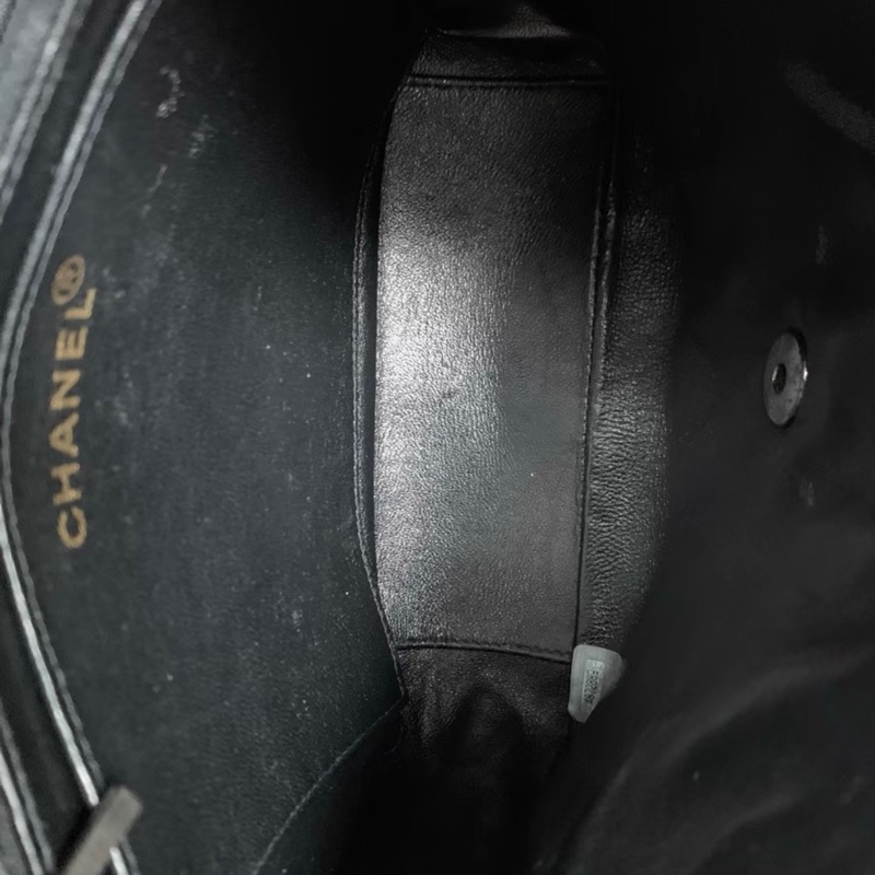 【92新 ✨ 全網最低價！】中古chanel 漆皮 菱格 豆腐包 單肩包 翻蓋（下單前先詢問庫存❗️）-8