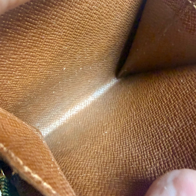 ✔️LV Louis Vuitton 路易威登 Monogram M61667 老花金釦拉鏈短夾-19