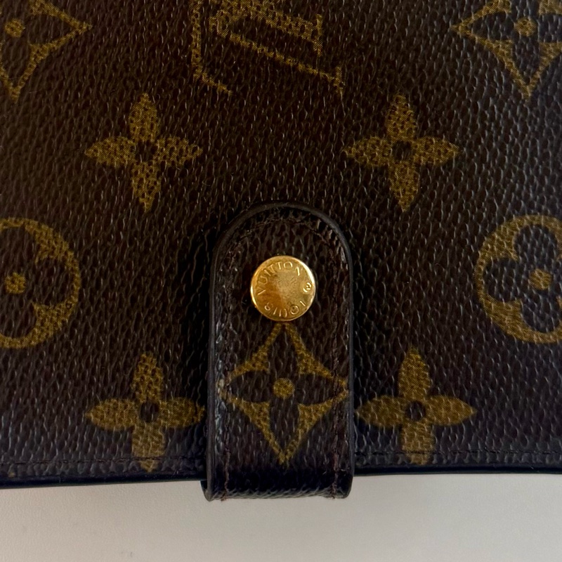 ✔️LV Louis Vuitton 路易威登 Monogram M61667 老花金釦拉鏈短夾-37