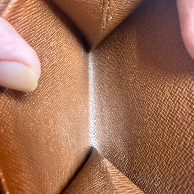 ✔️LV Louis Vuitton 路易威登 Monogram M61667 老花金釦拉鏈短夾-43