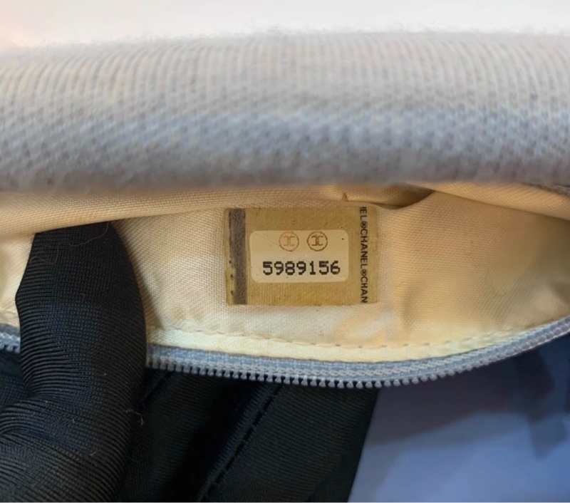 【97新 ✨ 全網最低價！】中古Chanel 香奈兒 晚宴包 箱包 手提包 手提包 藍色 銀柄 （下單前先詢問庫存❗️）-7