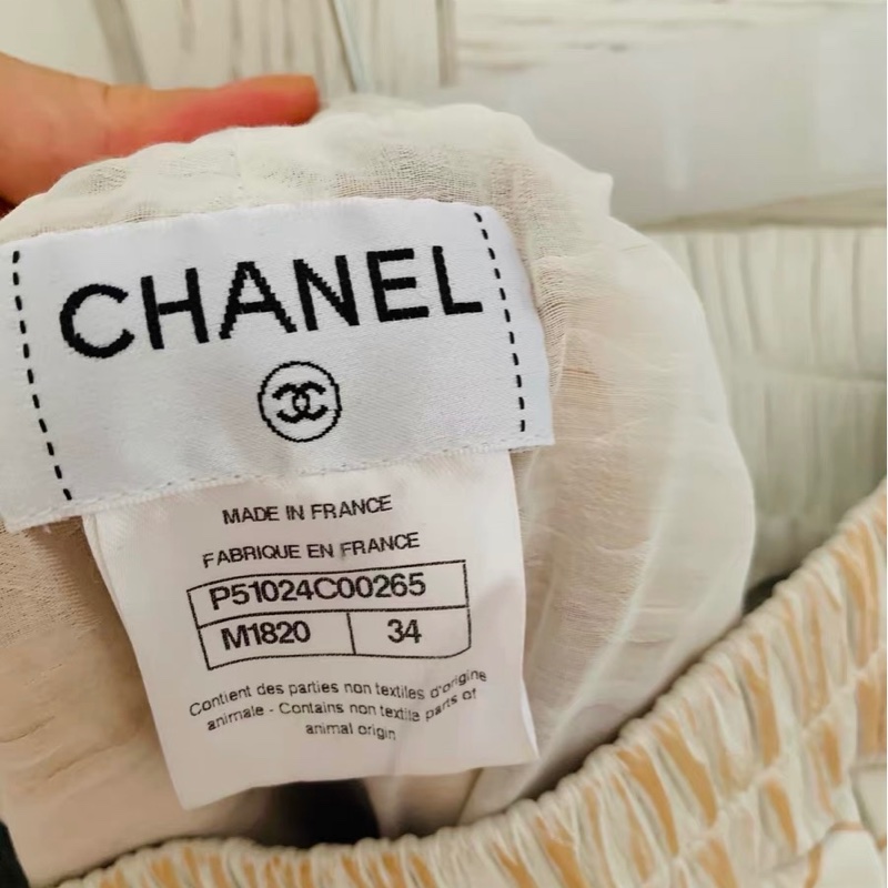 Chanel羊皮短褲34碼-1