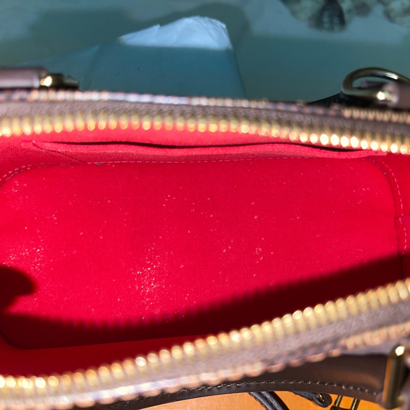 LV ALMA BB棋盤格 貝殼包-9