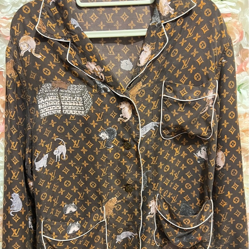 Lv真絲上衣34碼-0