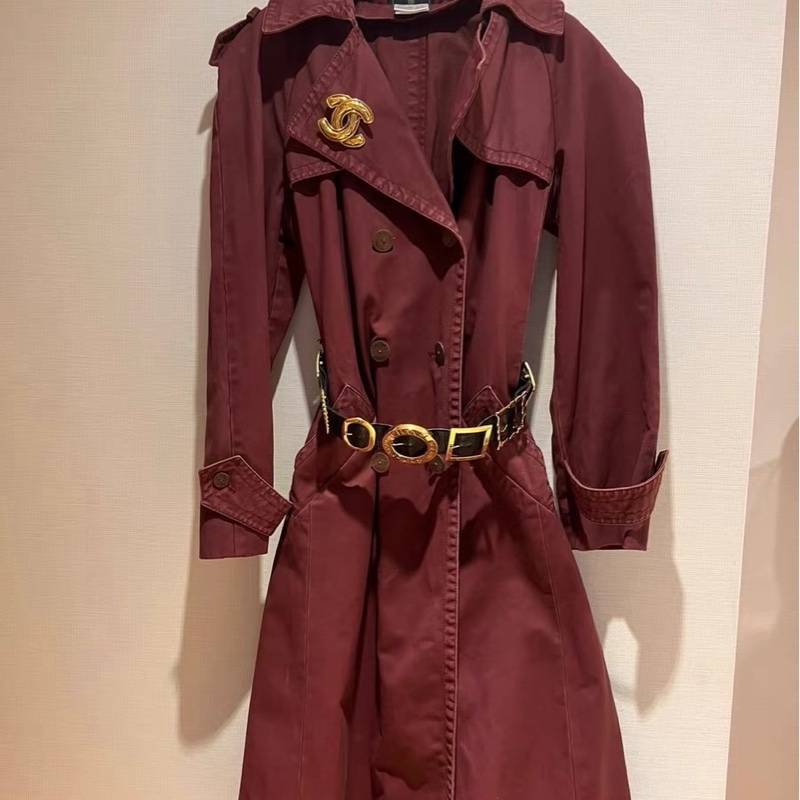 Chanel中古風衣34碼-0