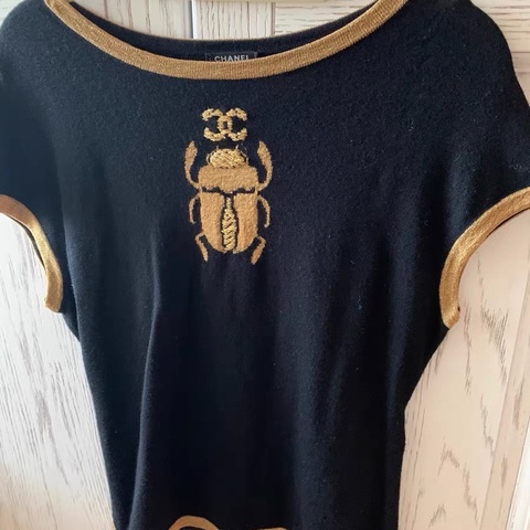 Chanel羊絨短袖36碼