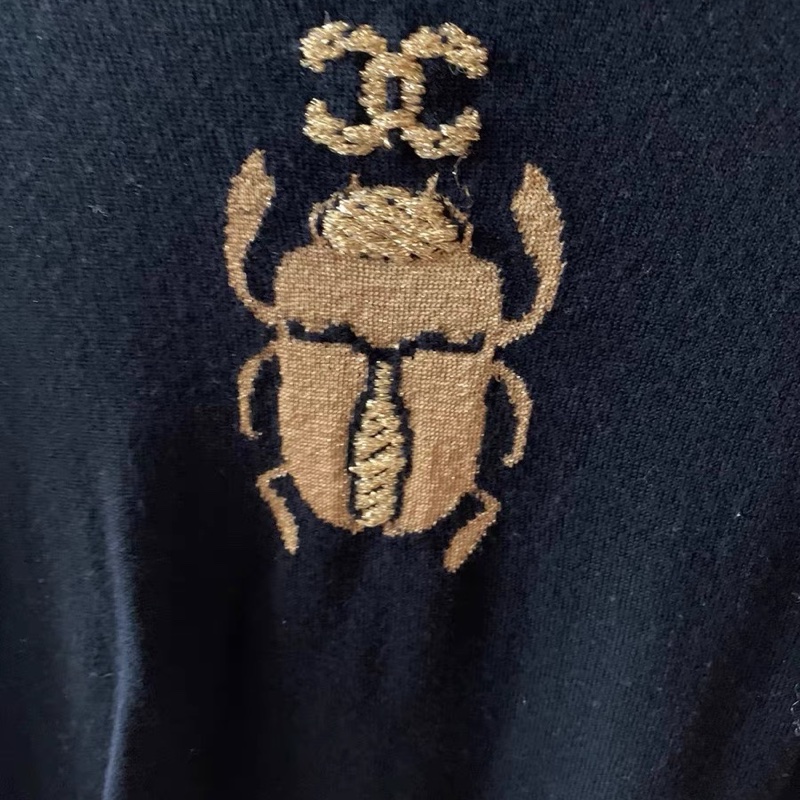 Chanel羊絨短袖36碼-1