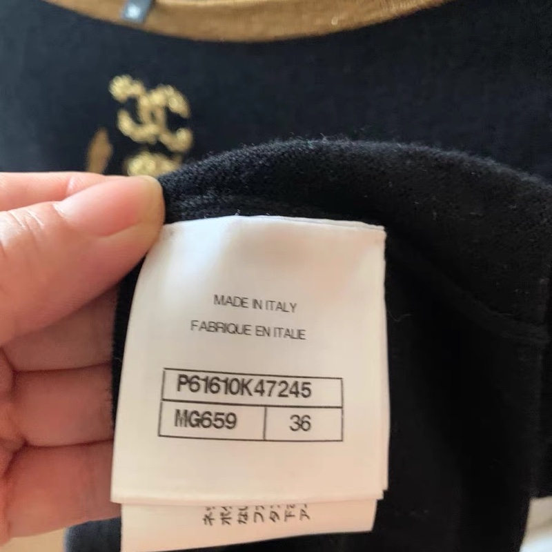 Chanel羊絨短袖36碼-3