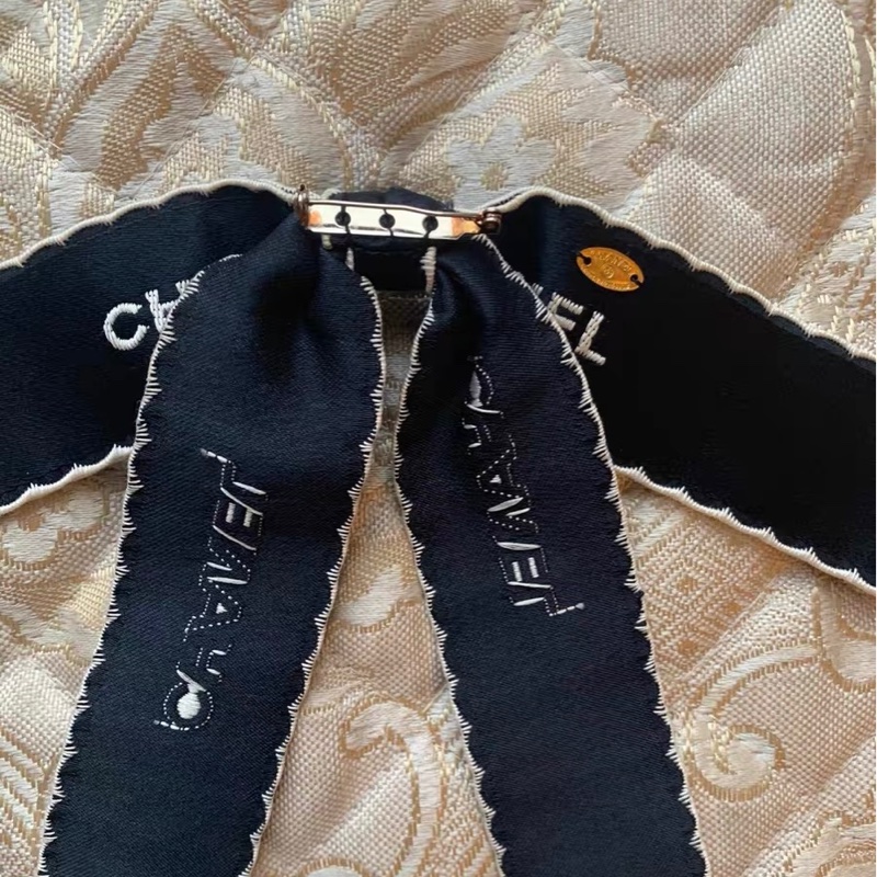 Chanel蝴蝶結胸針中古-4