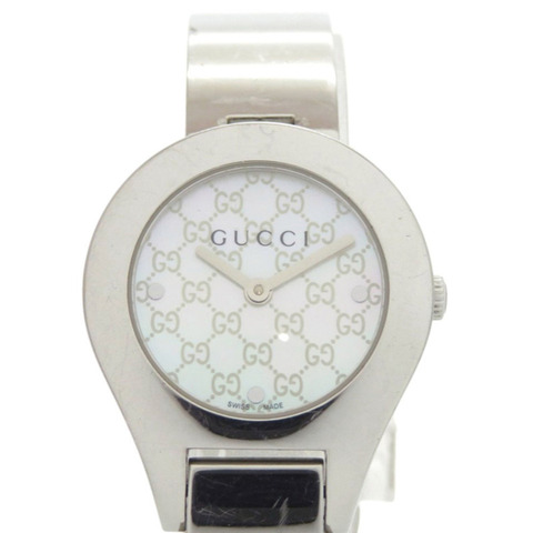 Gucci 6700L 銀色不鏽鋼石英錶 1751GUCCI