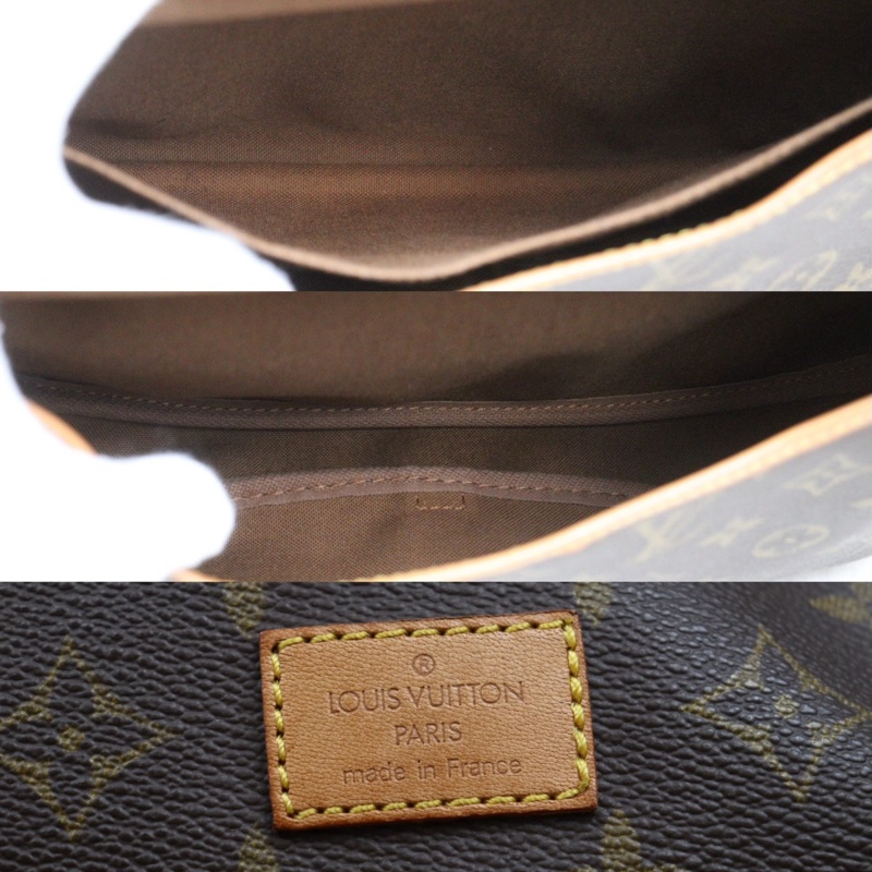 LV 老花雙子星肩背包(小款)-12