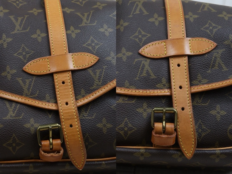 LV 老花雙子星肩背包(小款)-16