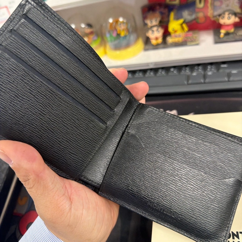 Montblanc萬寶龍六卡短夾-9