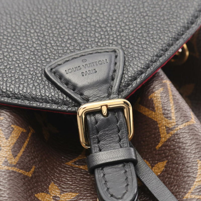 棕色 原花 帆布 MONTSOURIS BB 後背包【LOUIS VUITTON LV 路易威登】 M45516-10