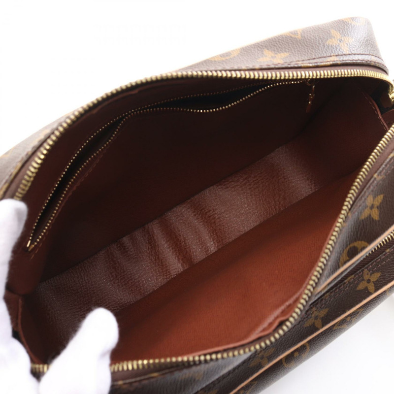 棕色 原花 帆布 Nil 肩背包【LOUIS VUITTON LV 路易威登】 M45244-2