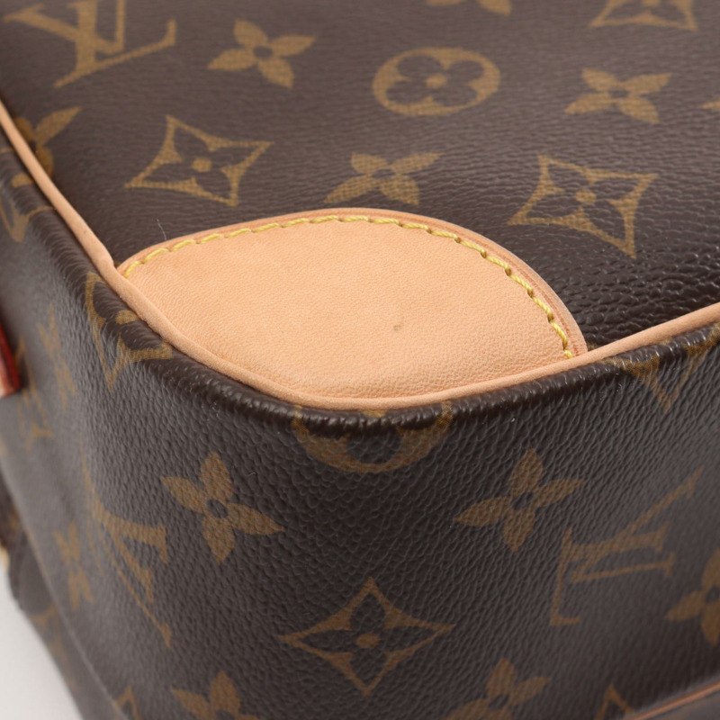 棕色 原花 帆布 Nil 肩背包【LOUIS VUITTON LV 路易威登】 M45244-6