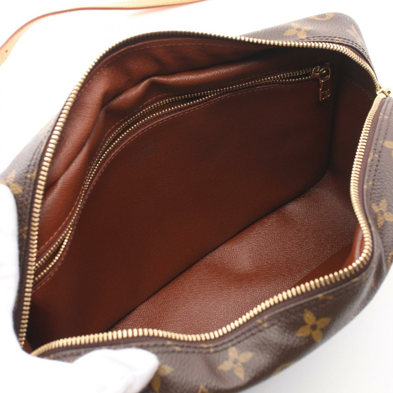 棕色 原花 帆布 Trocadero 30 肩背包【LOUIS VUITTON LV 路易威登】 M51272-2