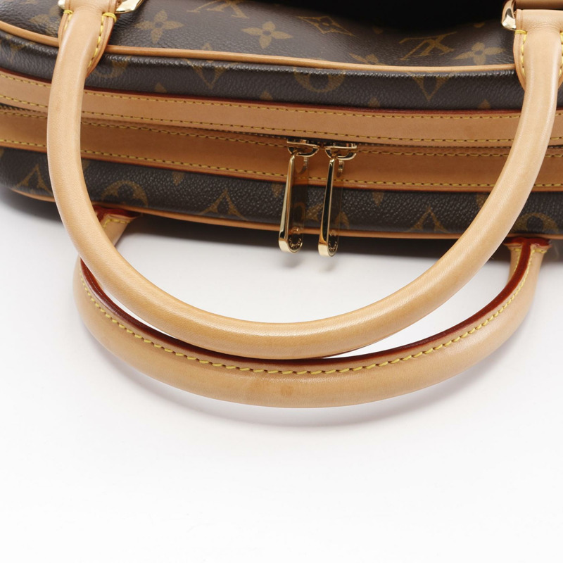 棕色 原花帆布 Mizi 手提包【LOUIS VUITTON LV 路易威登】 M40058-7