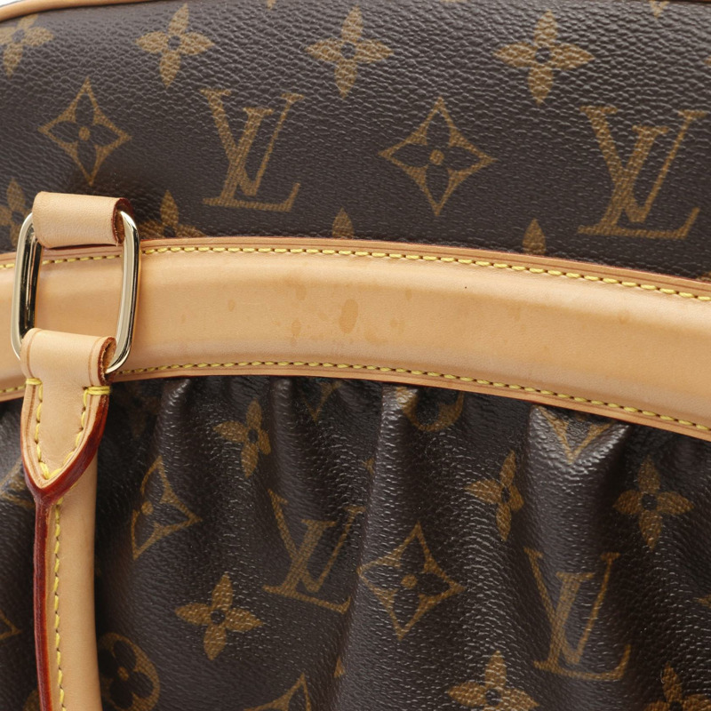 棕色 原花帆布 Mizi 手提包【LOUIS VUITTON LV 路易威登】 M40058-9