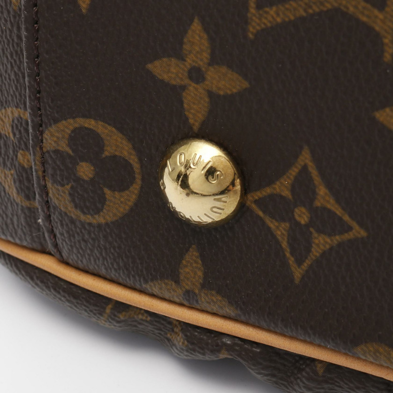 棕色 原花帆布 Mizi 手提包【LOUIS VUITTON LV 路易威登】 M40058-10