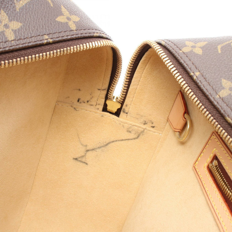 棕色 原花 帆布 Cite GM 肩背包【LOUIS VUITTON LV 路易威登】 M51181-5