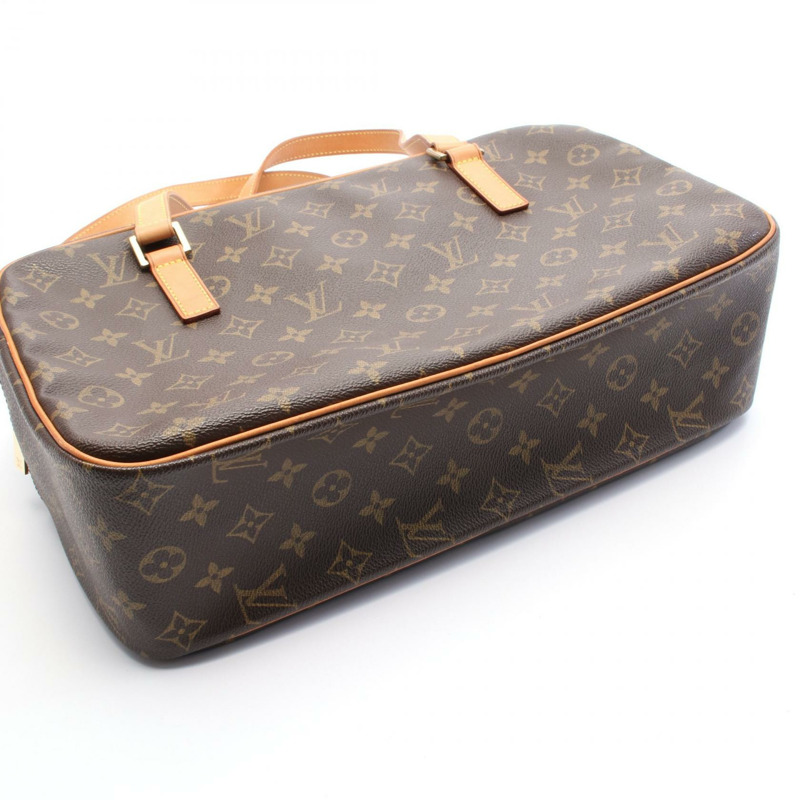 棕色 原花 帆布 Cite GM 肩背包【LOUIS VUITTON LV 路易威登】 M51181-6