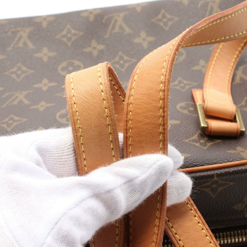 棕色 原花 帆布 Cite GM 肩背包【LOUIS VUITTON LV 路易威登】 M51181-9