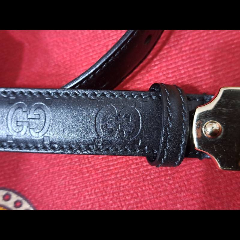 原價1萬7/近新未使用/GUCCI 時尚女神腰帶/適合腰寬26~29寸-7