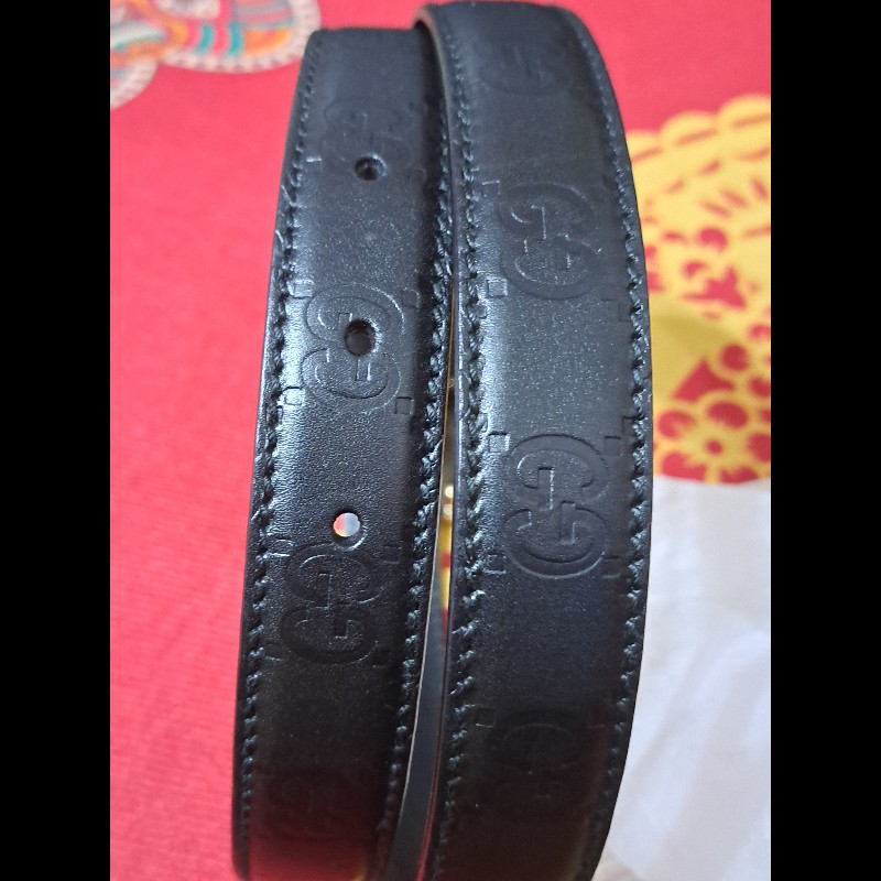 原價1萬7/近新未使用/GUCCI 時尚女神腰帶/適合腰寬26~29寸-16
