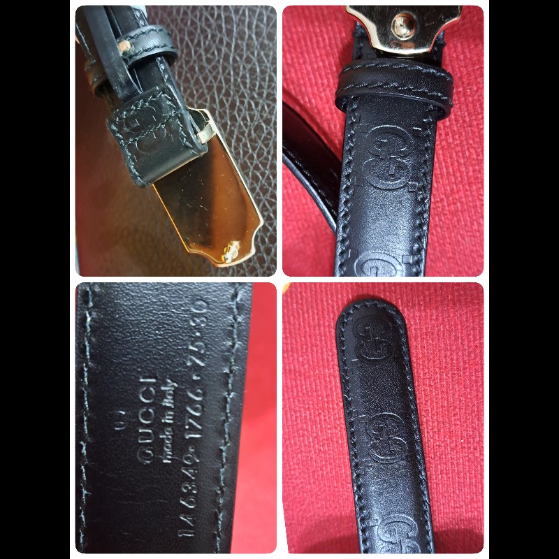 原價1萬7/近新未使用/GUCCI 時尚女神腰帶/適合腰寬26~29寸-18