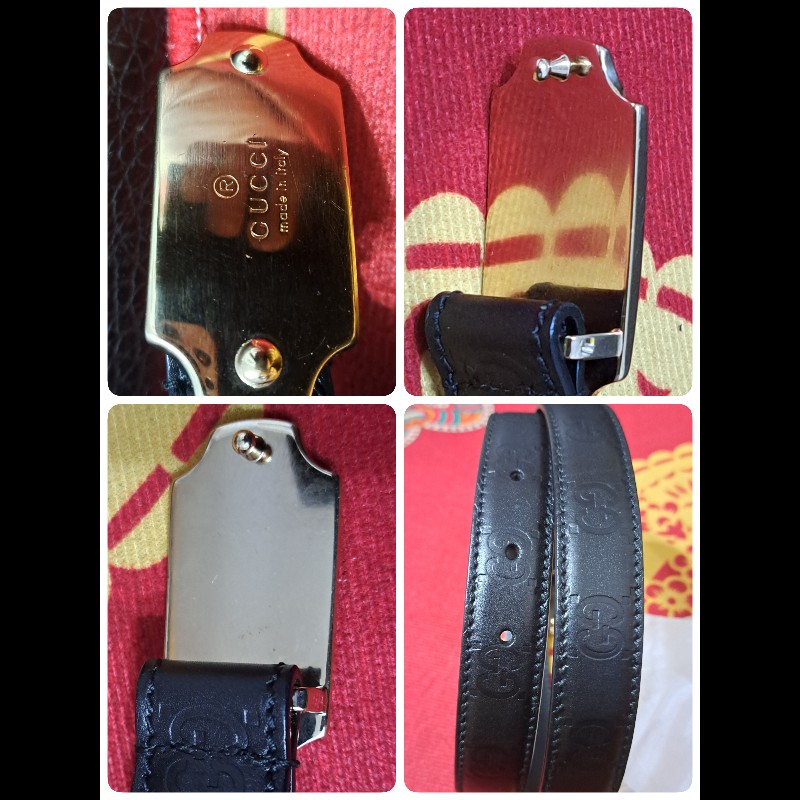 原價1萬7/近新未使用/GUCCI 時尚女神腰帶/適合腰寬26~29寸-19