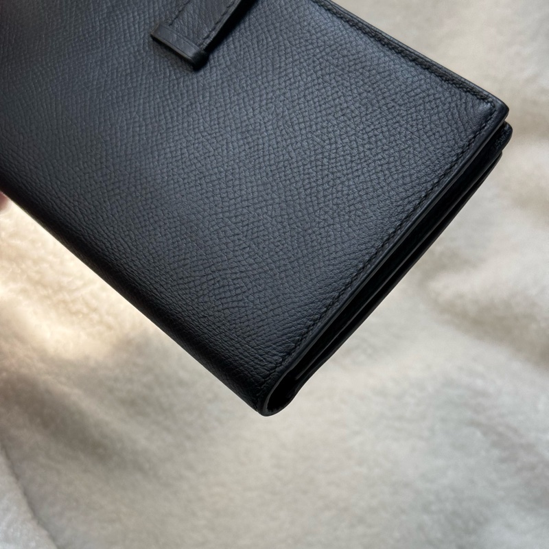 愛馬仕bearn長夾黑銀  櫃上十三萬-9