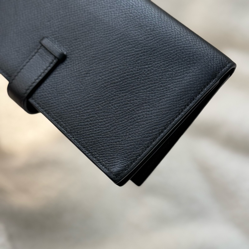 愛馬仕bearn長夾黑銀  櫃上十三萬-11