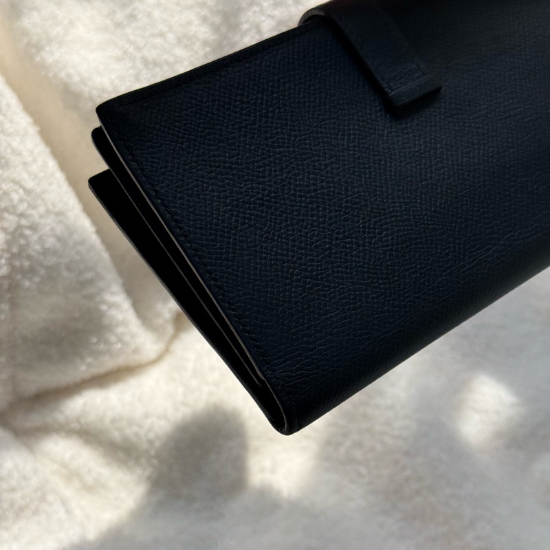 愛馬仕bearn長夾黑銀  櫃上十三萬-12