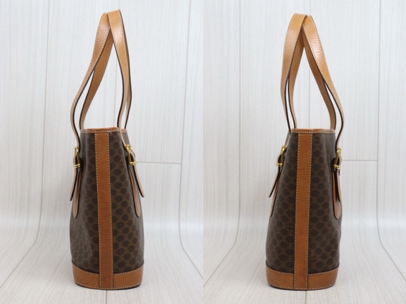 Celine 凱旋門老花托特包-4