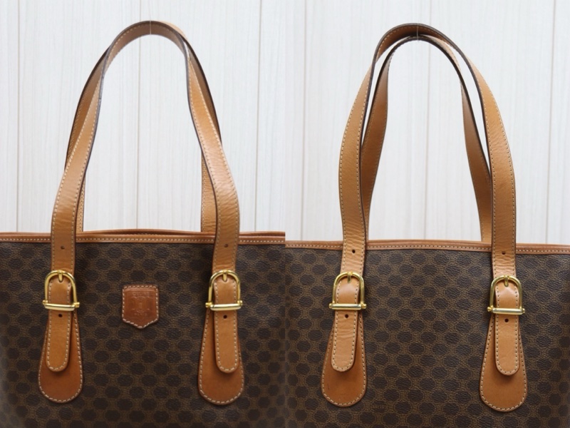 Celine 凱旋門老花托特包-5