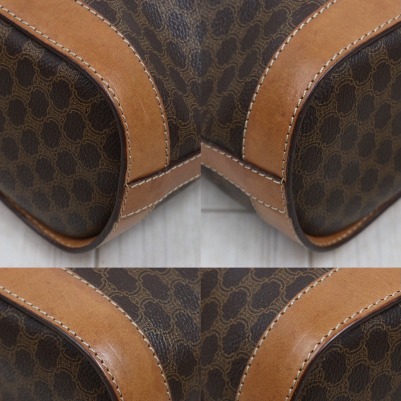 Celine 凱旋門老花托特包-8