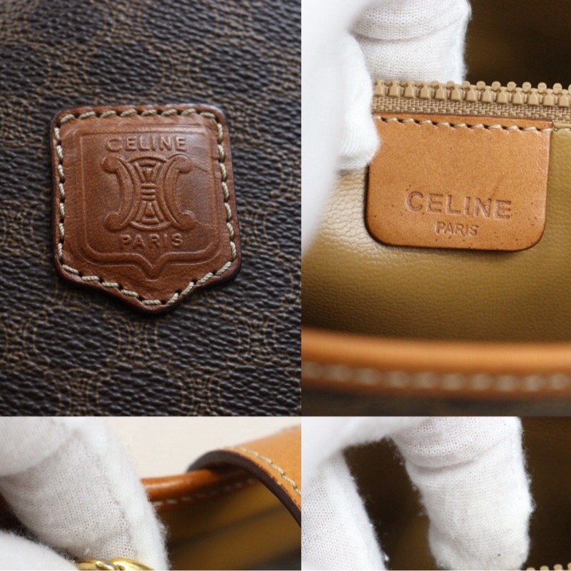 Celine 凱旋門老花托特包-13