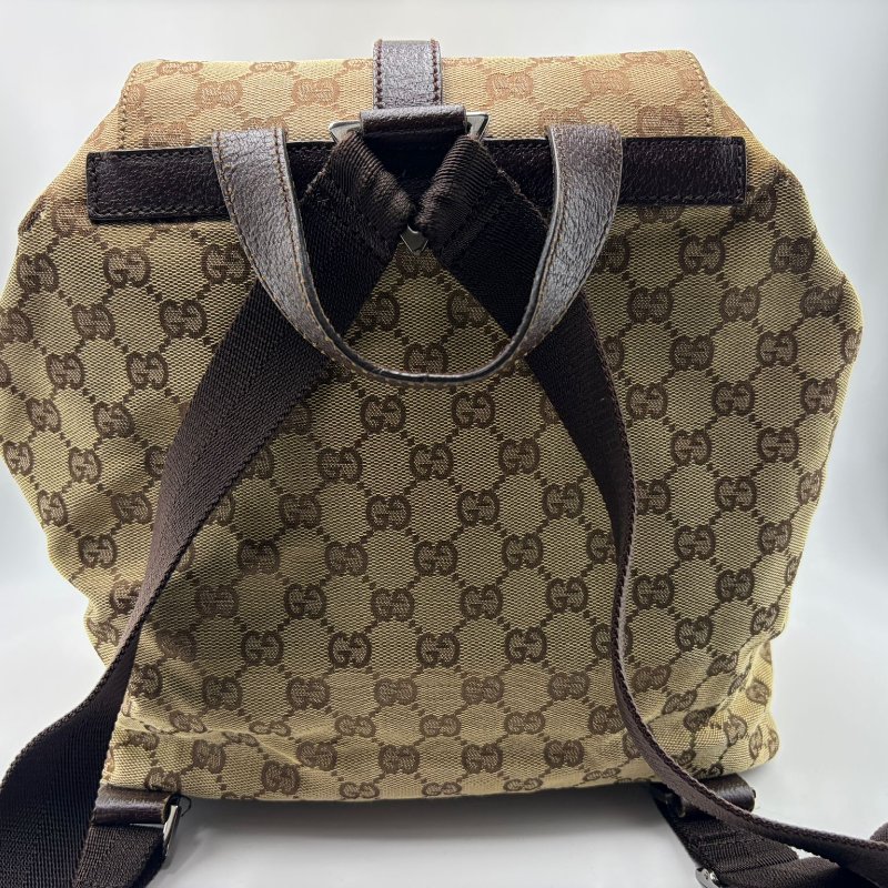 Gucci 經典老花後背包-7