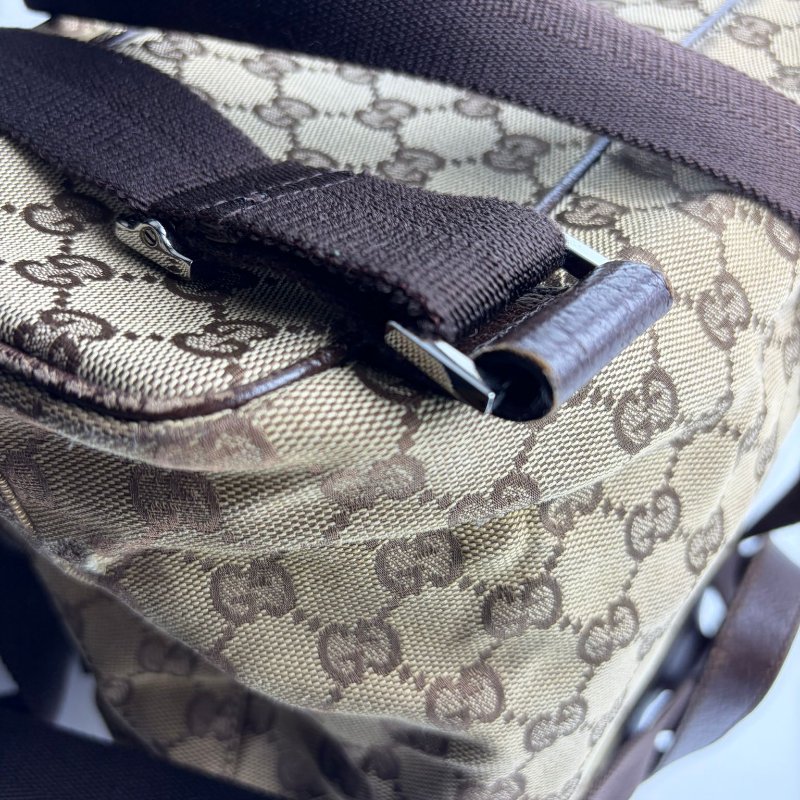 Gucci 經典老花後背包-10