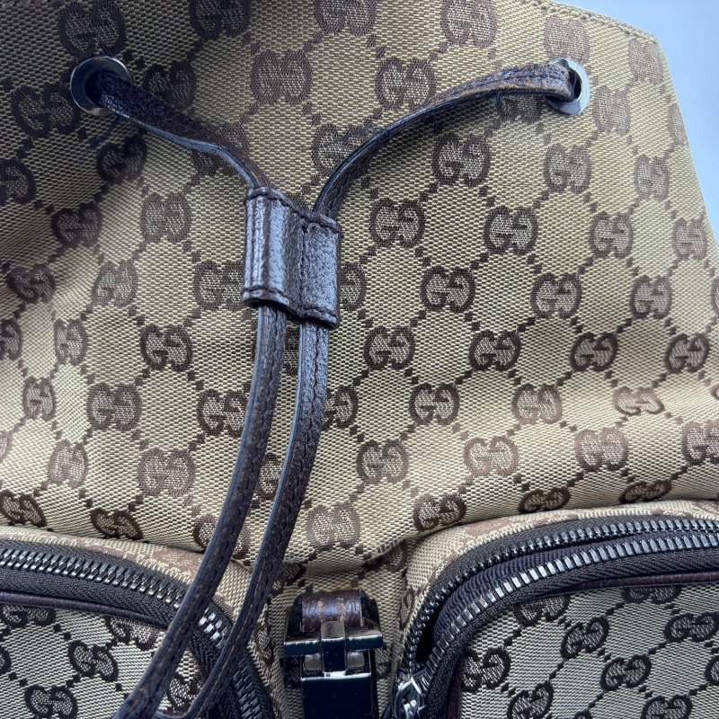 Gucci 經典老花後背包-22