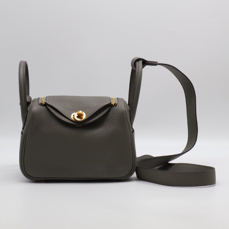 HERMES Mini lindy - 積雨雲灰金 U-0