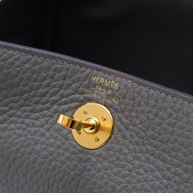 HERMES Mini lindy - 積雨雲灰金 U-8