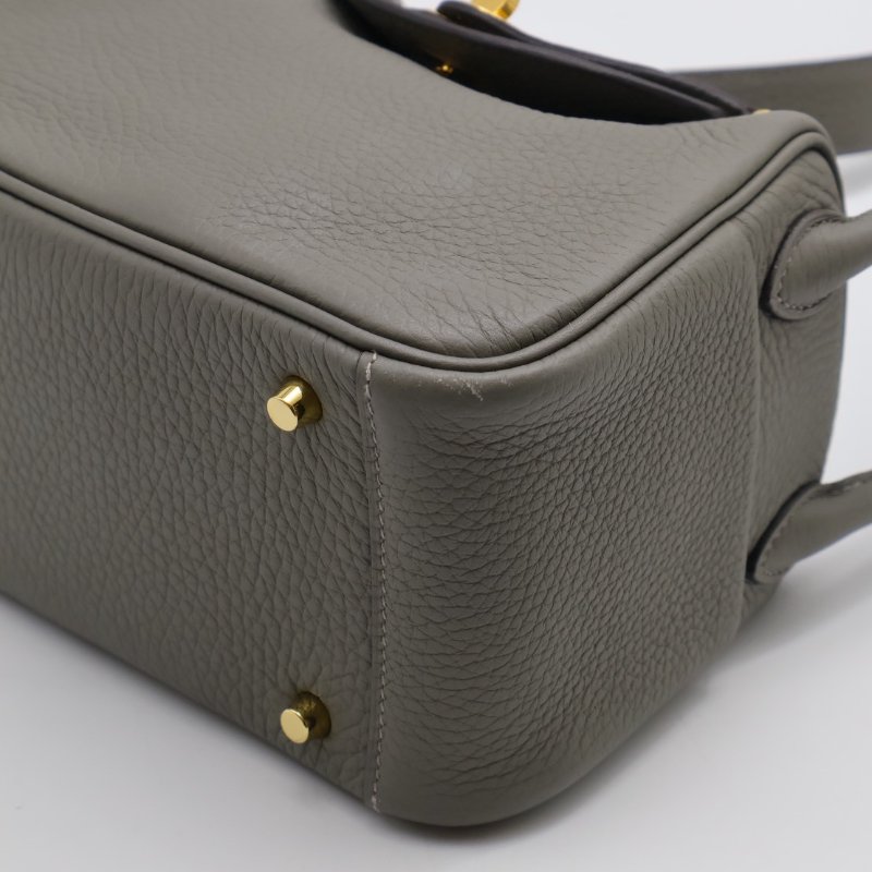 HERMES Mini lindy - 積雨雲灰金 U-10