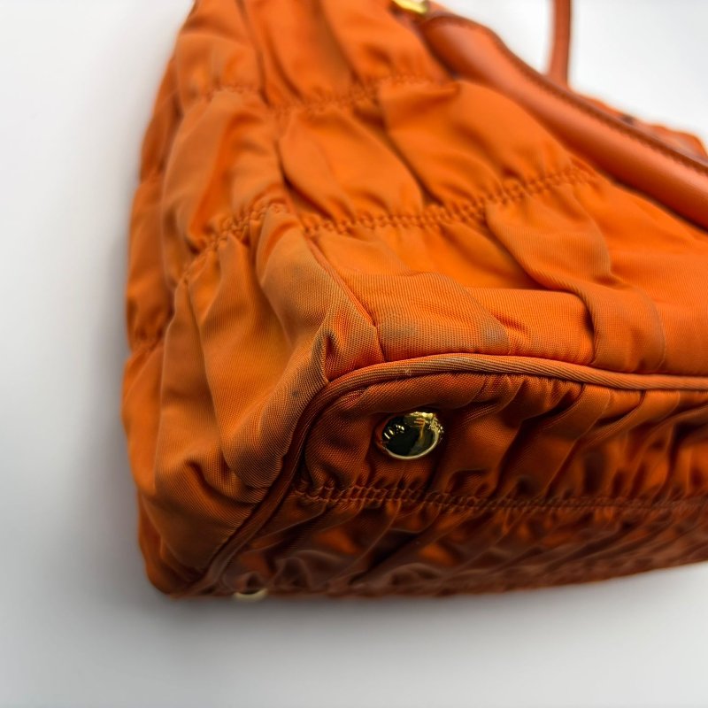 Prada 皺褶尼龍托特包-12