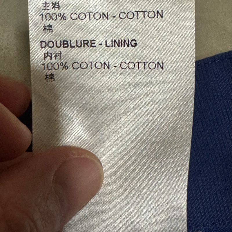 正品 LV x YK 草間彌生聯名 Embroidered Faces Cargo Pants 深藍 38碼-5