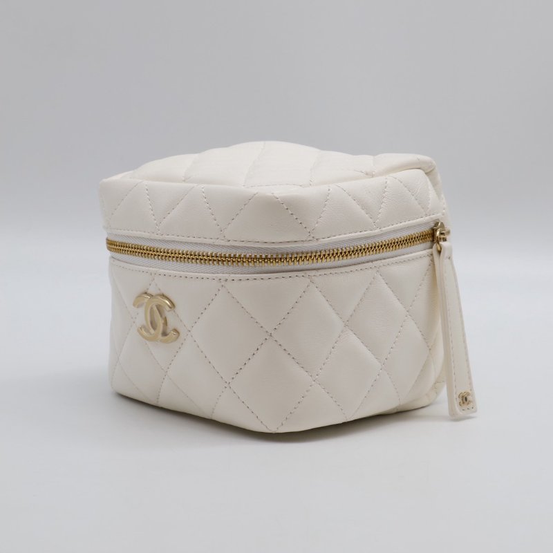 CHANEL 22S手提骰子包 - 白金32開-2