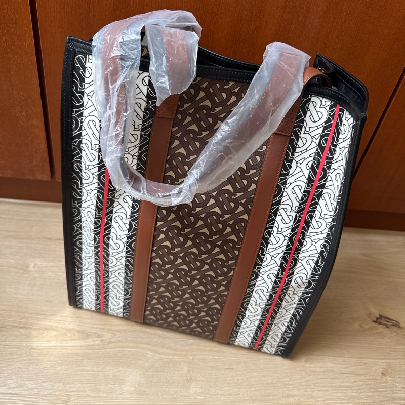 全新 burberry 手提袋 肩背袋 托特包 公事袋-2