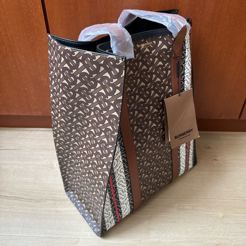 全新 burberry 手提袋 肩背袋 托特包 公事袋-4